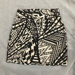 Beautiful geometric pencil skirt